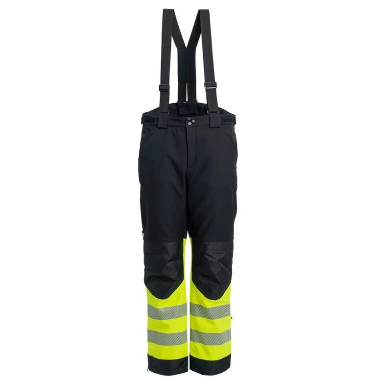 Softshell siltās bikses WORTEX W970 Hi-Vis